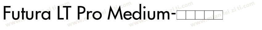 Futura LT Pro Medium字体转换